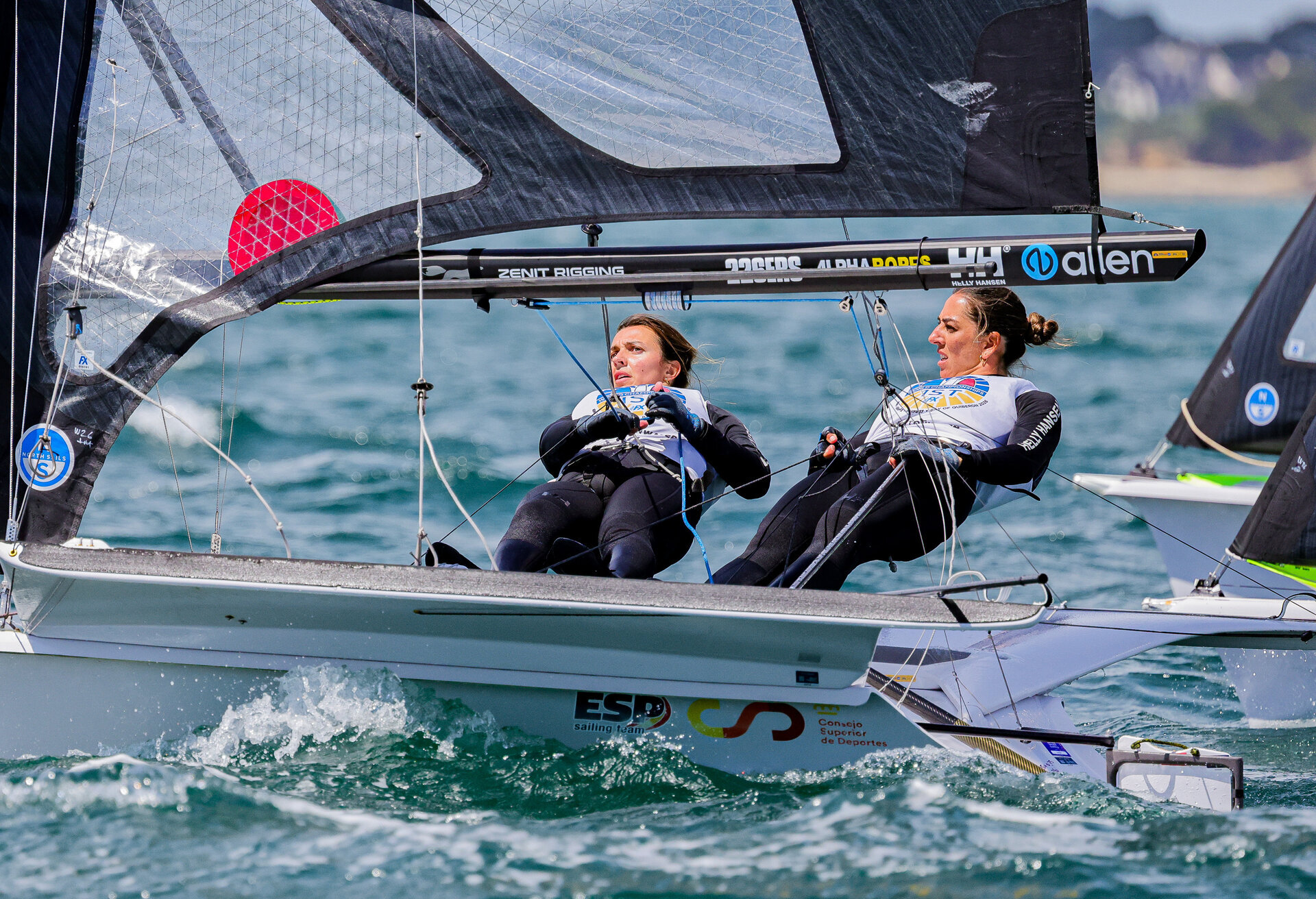 Paula Barceló y María Cantero, subcampeonas del mundo de 49er FX en Quiberon